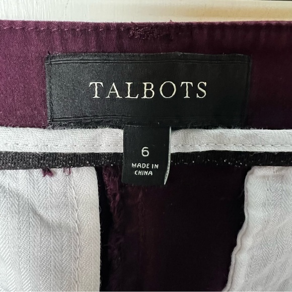 Talbots - Purple Trousers - Sz. 6 - Picture 4 of 10
